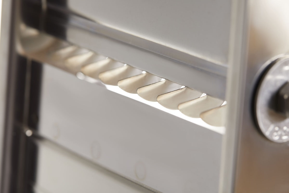 L'Héritage professional stainless steel French mandoline slicer with adjustable blades. Julienne blades.