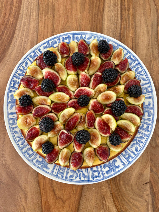 French Fig & Blackberry Almond-Pistachio Tart: An Early-Fall Masterpiece